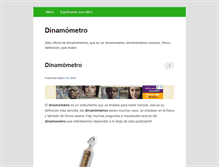 Tablet Screenshot of dinamometro.org